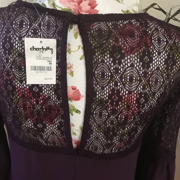 Charlotte Russe Elegant purple dress 👗 - Picture 5 of 9